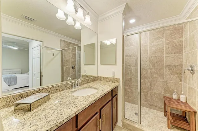 a view of a lake with a house in the background