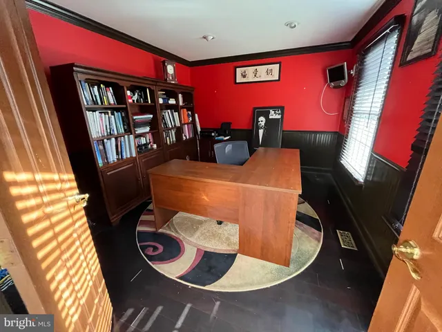 a room with furniture and window