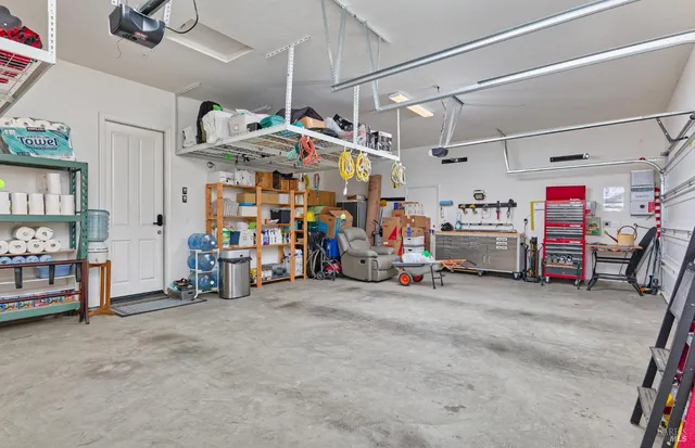 a view of storage and utility room