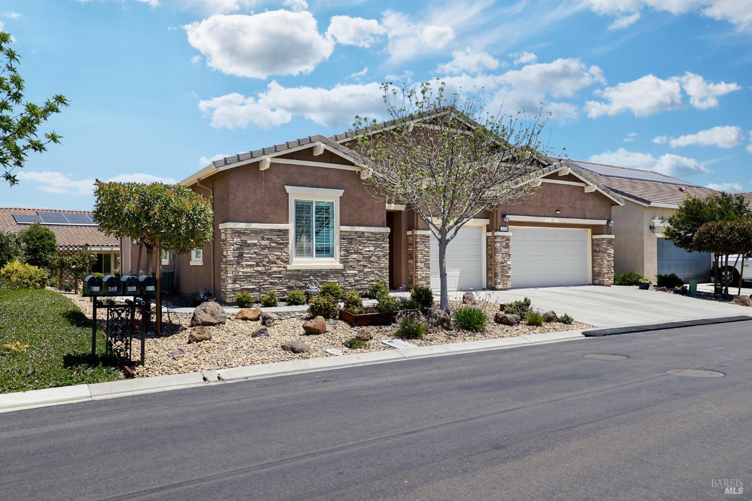 278 Longspur Drive Rio Vista, CA 94571 - Photo 3 of 29 a front view of a house with a yard