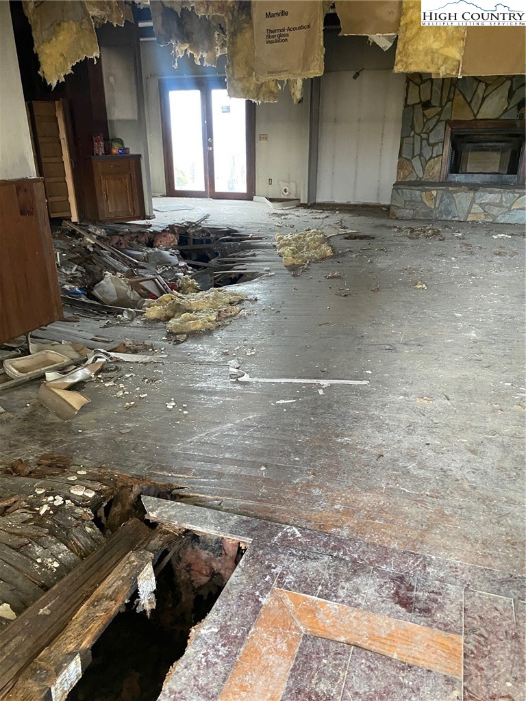 48 Saddle Mountain Church Road Ennice, NC 28623 - Photo 19 of 24 a view of a backyard of the house