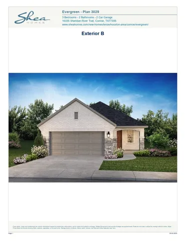 $357,990 | 13045 Brookwood Bend Lane, Conroe, TX 77302