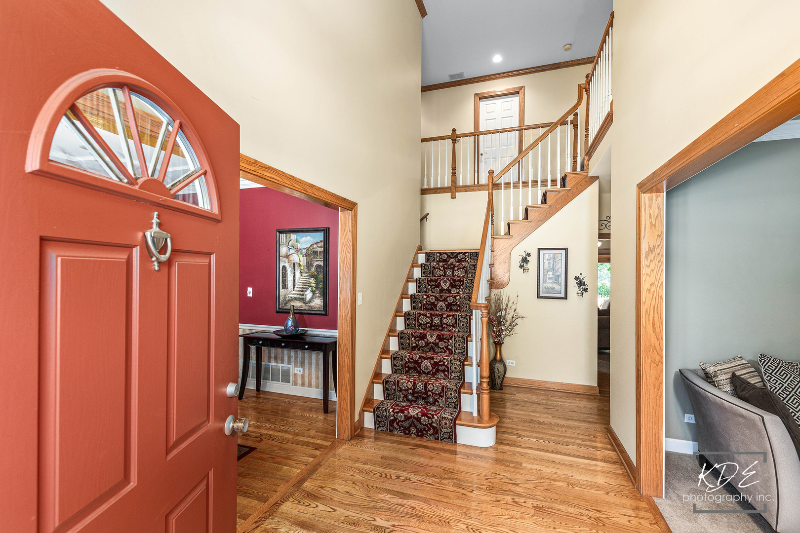 1032 Hamlet Road Naperville, IL 60564 - Photo 3 of 38 a view of an entryway with wooden floor