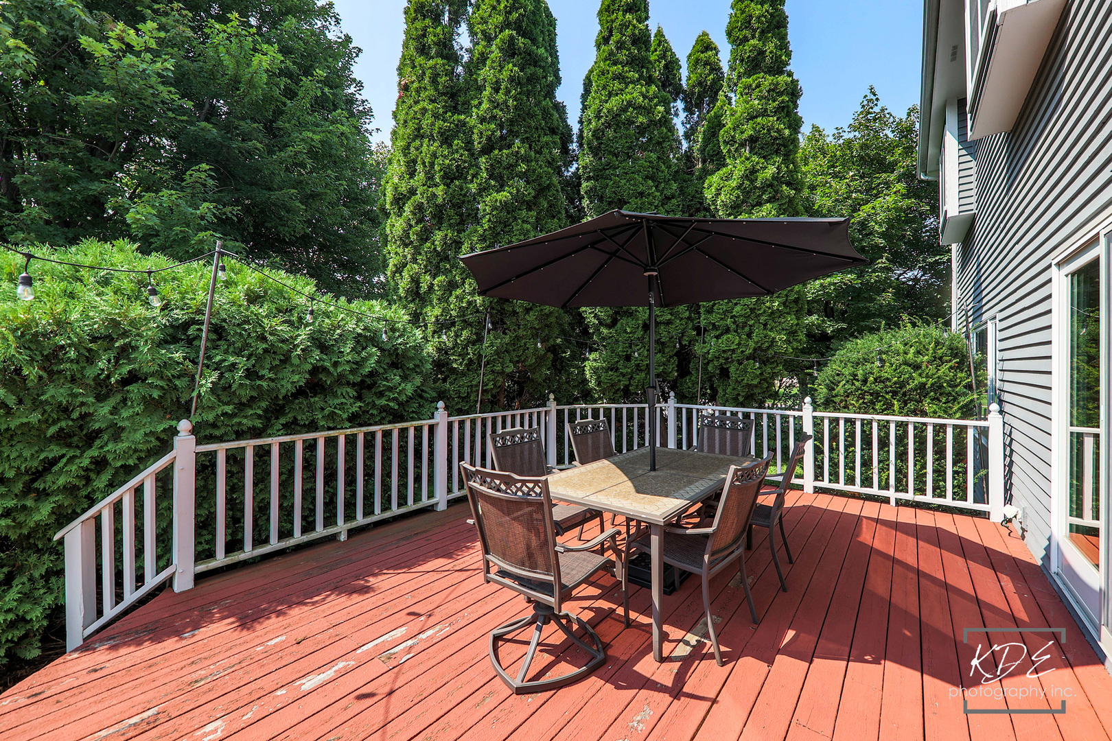 1032 Hamlet Road Naperville, IL 60564 - Photo 34 of 38 a view of balcony with wooden floor and outdoor seating