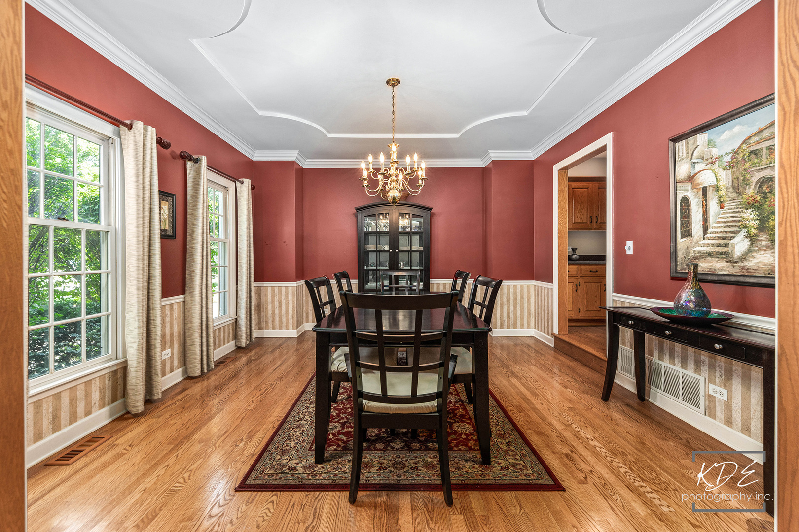 1032 Hamlet Road Naperville, IL 60564 - Photo 6 of 38 a view of a dining room with furniture window and wooden floor