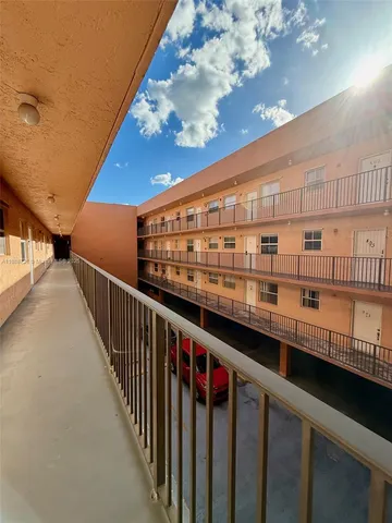 a front view of a building