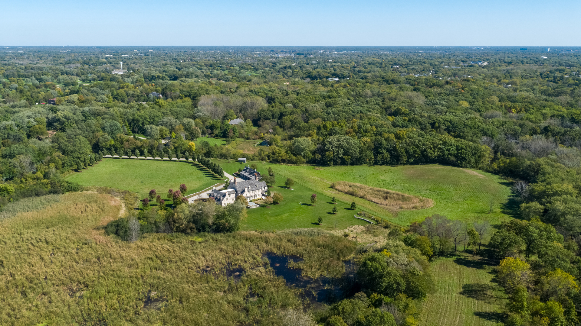 3149 Cuba Road Long Grove, IL 60047 - Photo 11 of 26 an aerial view of a houses with a yard