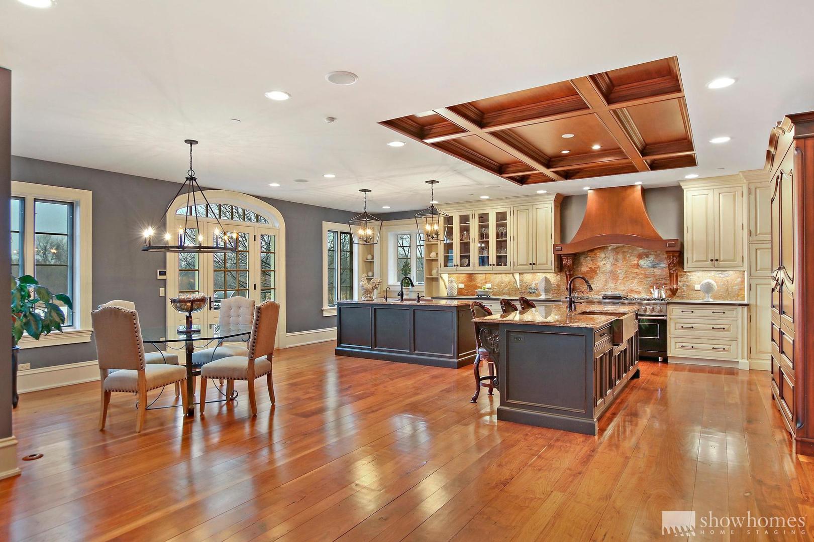 3149 Cuba Road Long Grove, IL 60047 - Photo 16 of 26 a view of a dining room with furniture window and wooden floor