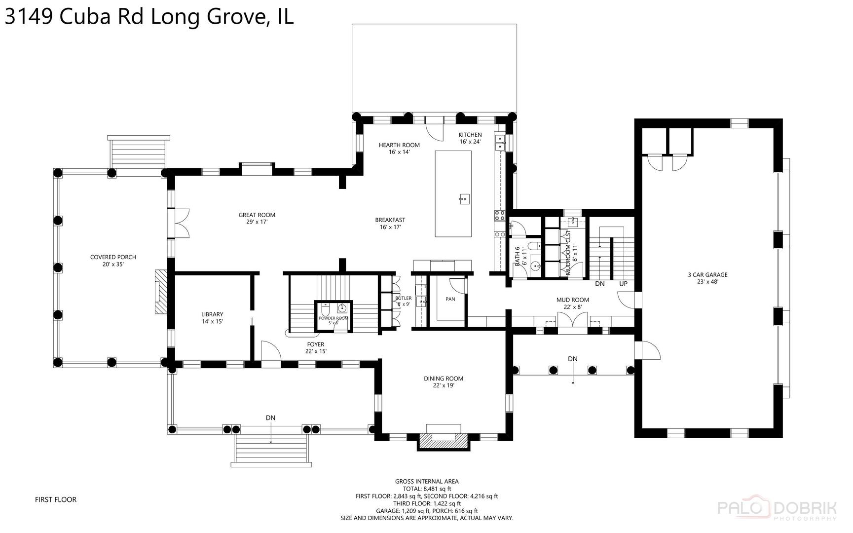 3149 Cuba Road Long Grove, IL 60047 - Photo 23 of 26 a black white and white photo of a