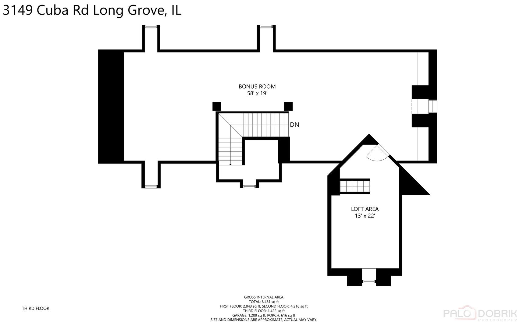 3149 Cuba Road Long Grove, IL 60047 - Photo 25 of 26 a picture of a floor plan
