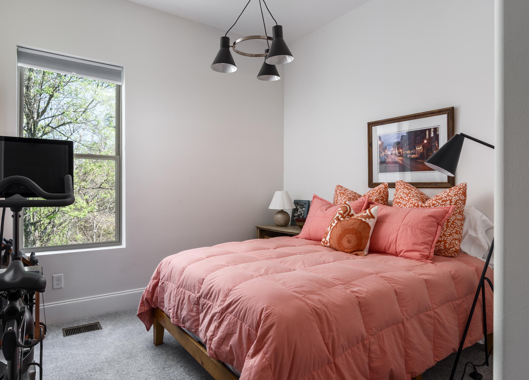 8033 Still Spg Rdg Drive Nashville, TN 37221 - Photo 20 of 36 a bedroom with bed tv and window