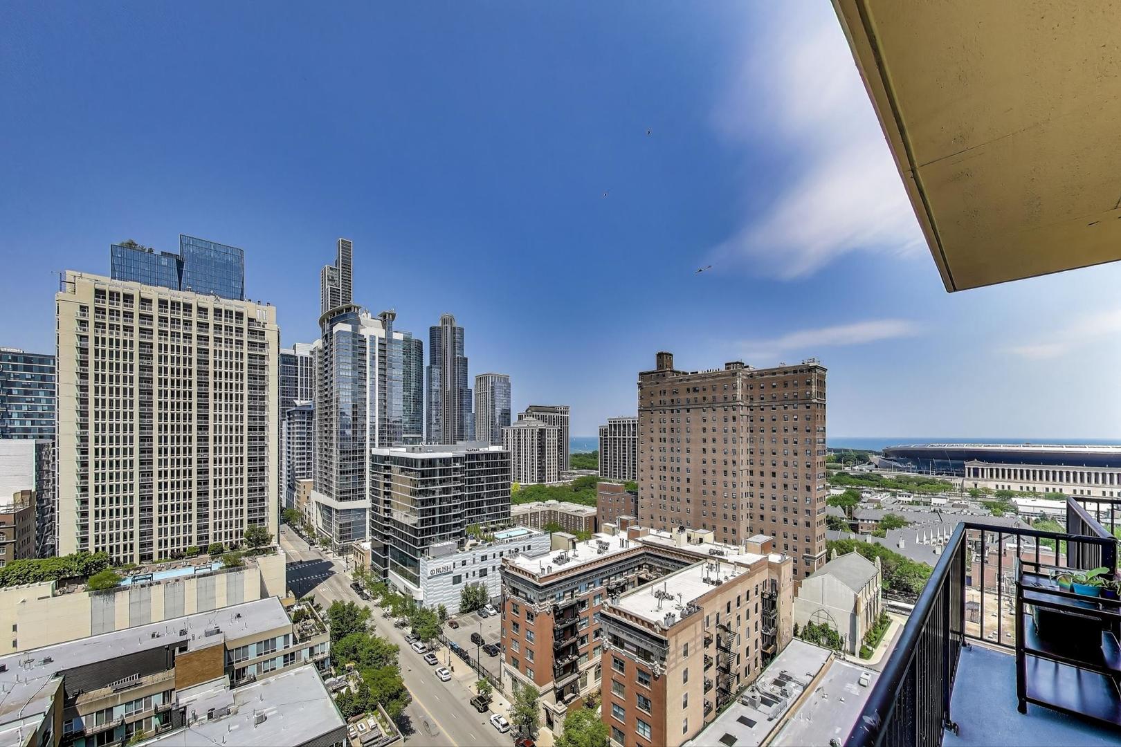 1464 South Michigan Avenue, Unit 1609 Chicago, IL 60605 - Photo 21 of 45 a view of city from balcony
