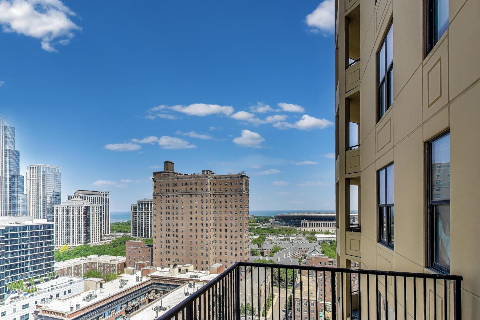 1464 South Michigan Avenue, Unit 1609 Chicago, IL 60605 - Photo 38 of 45 a view of balcony with wooden floor