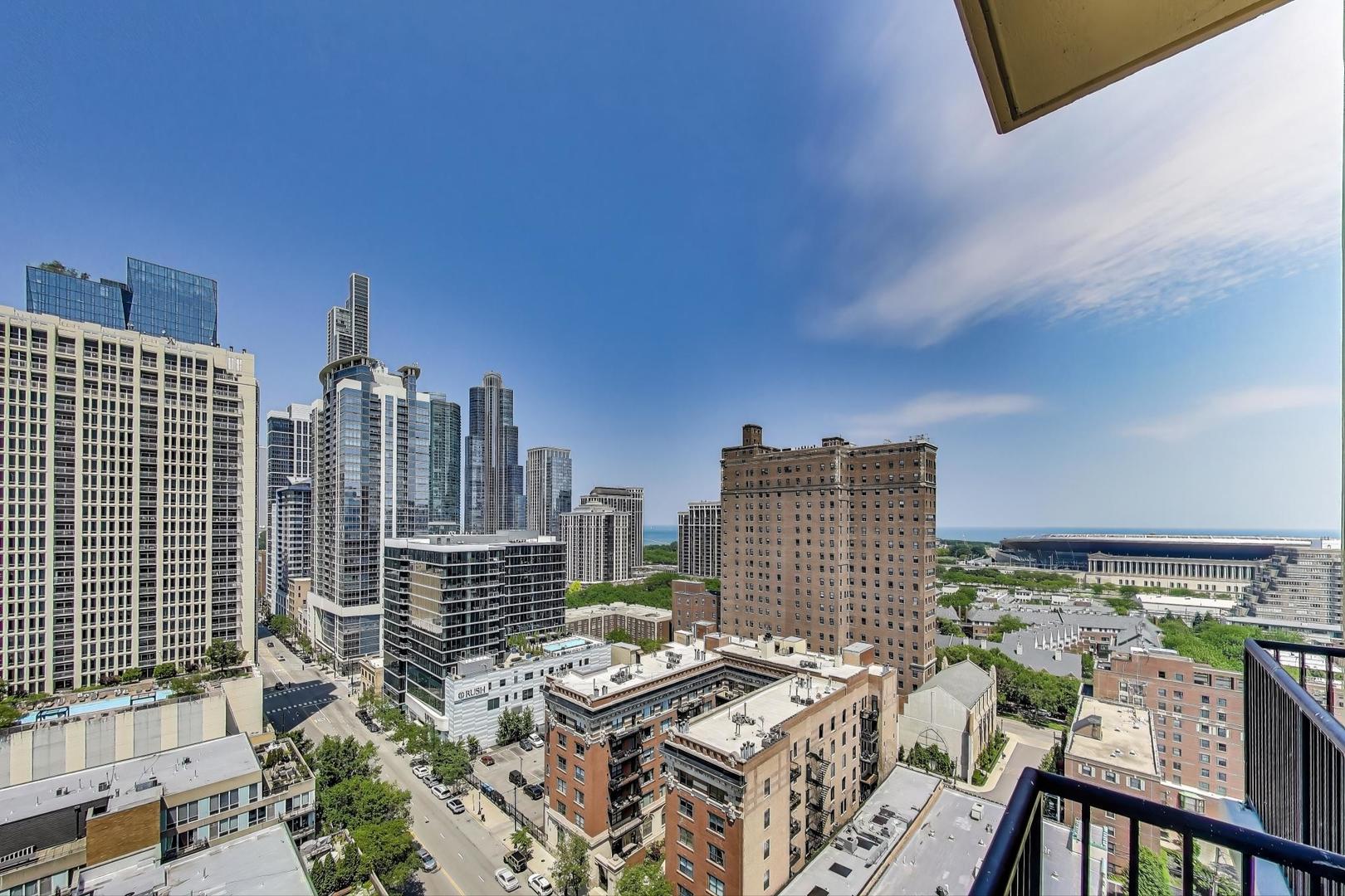 1464 South Michigan Avenue, Unit 1609 Chicago, IL 60605 - Photo 39 of 45 a view of city with tall buildings