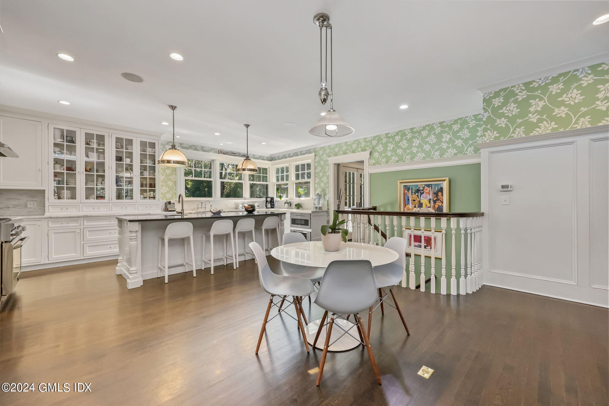 147 Old Church Road Greenwich, CT 06830 - Photo 11 of 32 Breakfast Nook Toward Kitchen