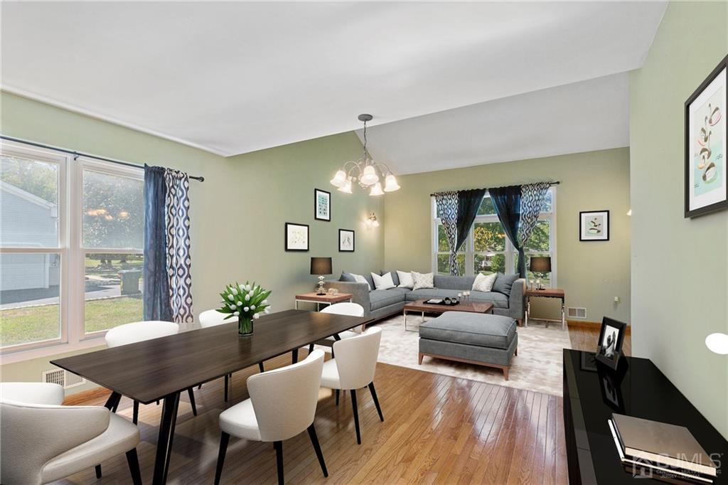 461 Cottrell Road Old Bridge, NJ 08857 - Photo 4 of 21 a view of a dining room with furniture window and wooden floor