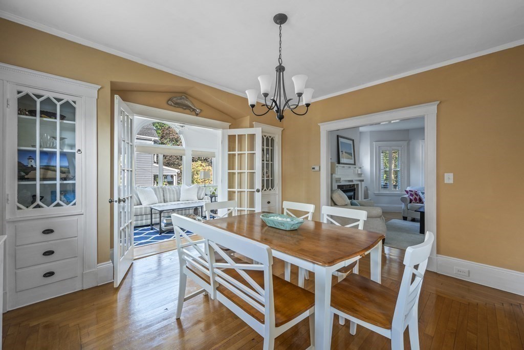 64 Farragut Road Swampscott, MA 01907 - Photo 9 of 35 a view of a dining room with furniture window and wooden floor