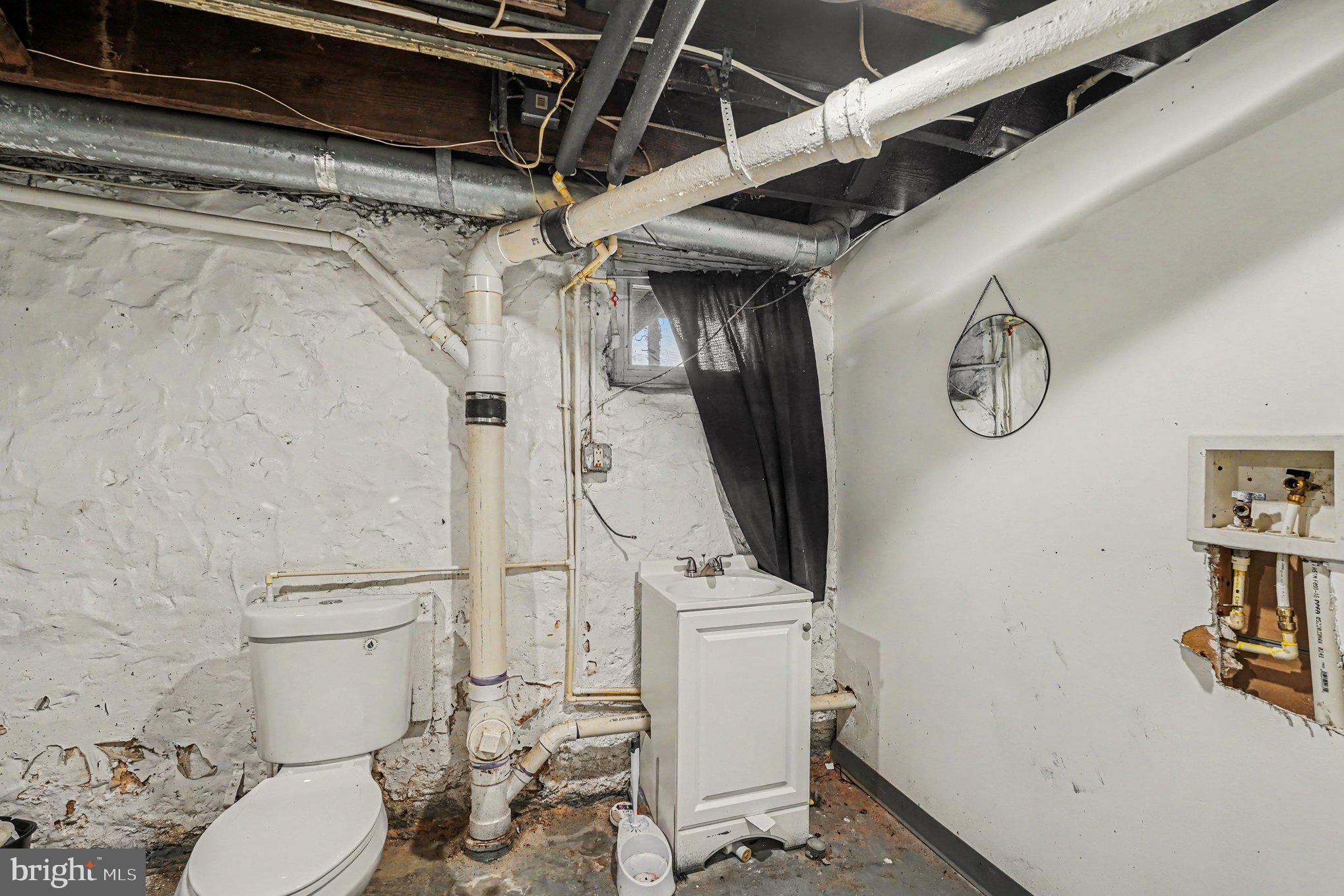 409 Edgewood Street Baltimore, MD 21229 - Photo 23 of 30 Half bath area in basement