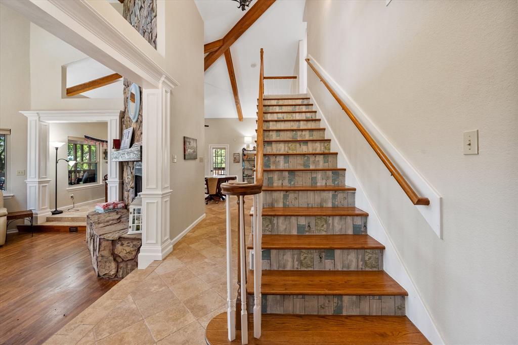 195 Highview Streetman, TX 75859 - Photo 13 of 40 a view of entryway and hall with wooden floor