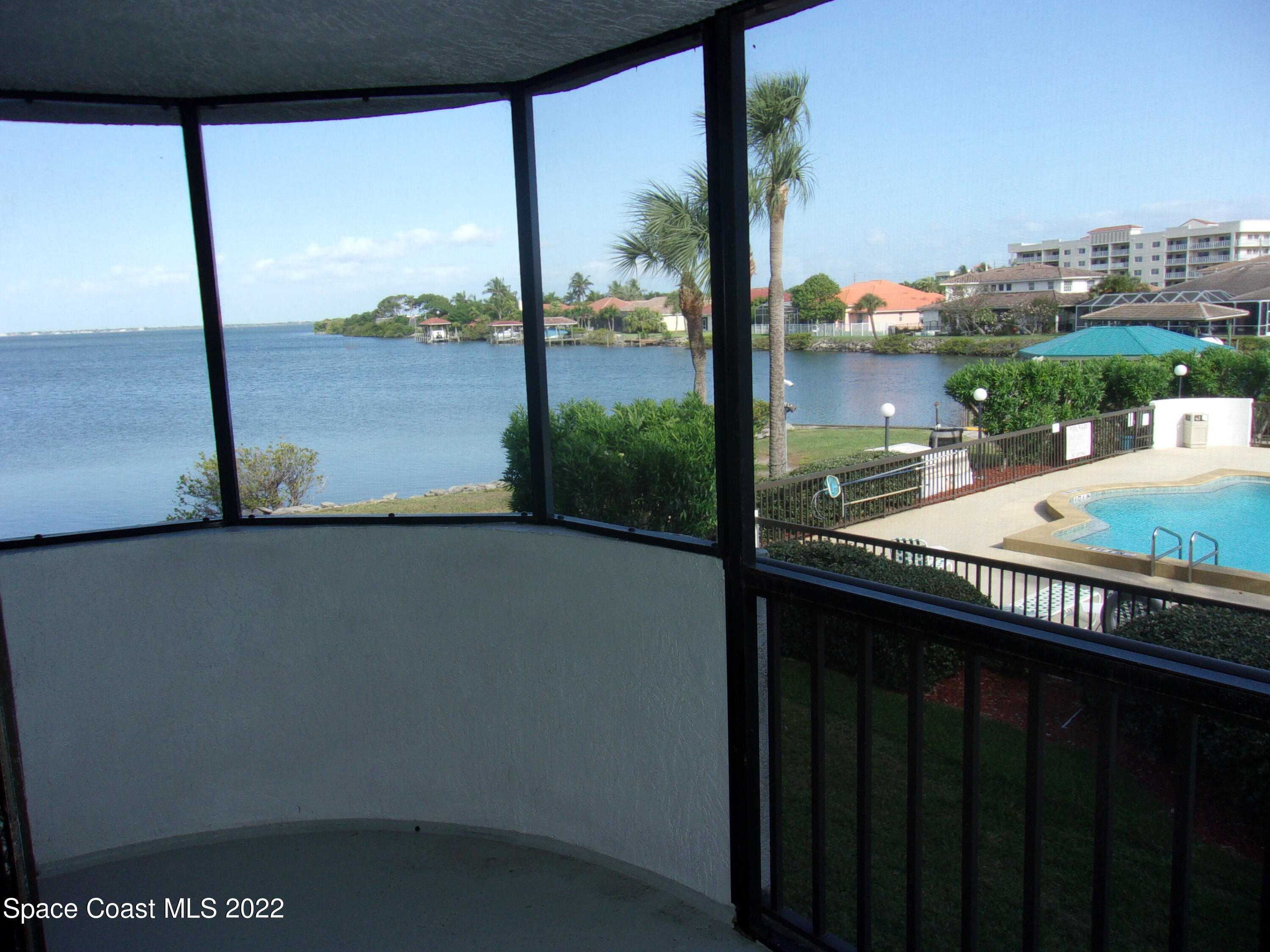 300 Columbia Drive, Unit 3202 Cape Canaveral, FL 32920 - Photo 16 of 16 a balcony with street view