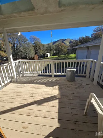 a view of a house with a balcony