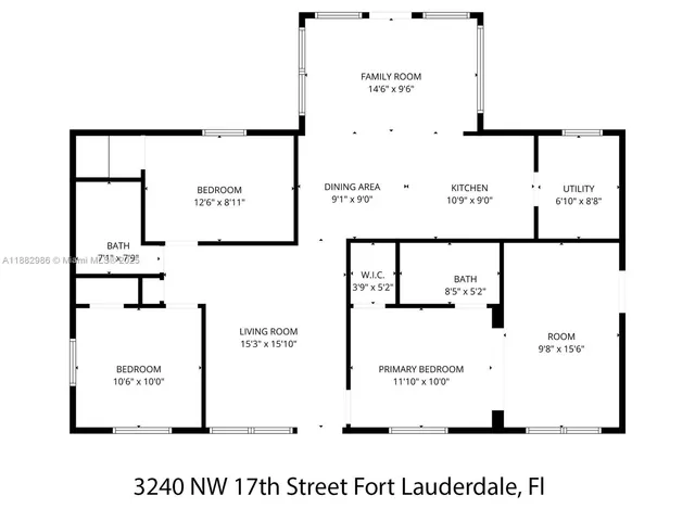 $439,000 | 3240 Northwest 17th Street, Lauderhill, FL 33311