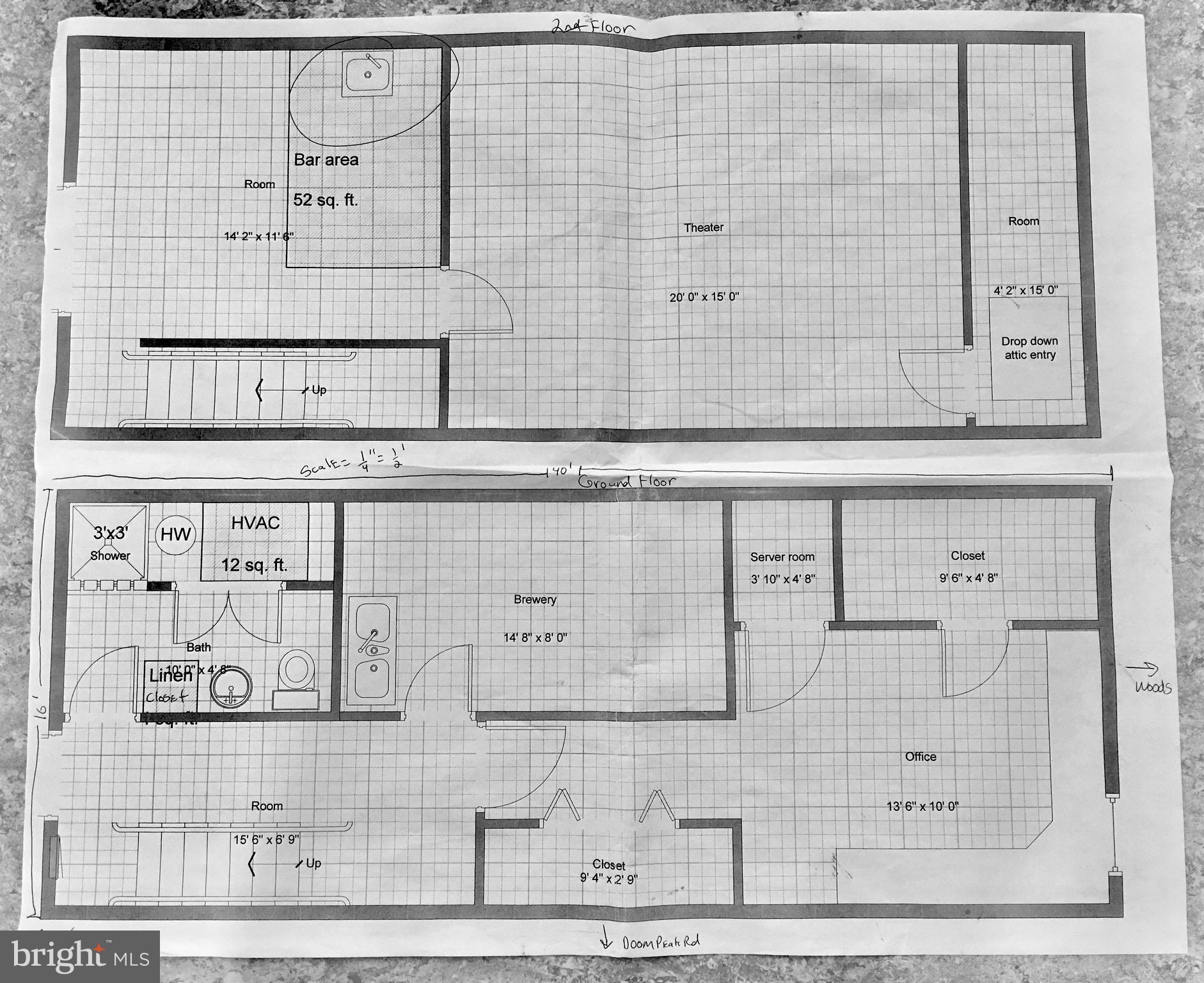 224 Doom Peak Road Linden, VA 22642 - Photo 148 of 150 BONUS PHOTO - Unmodified Original Plans for Studio