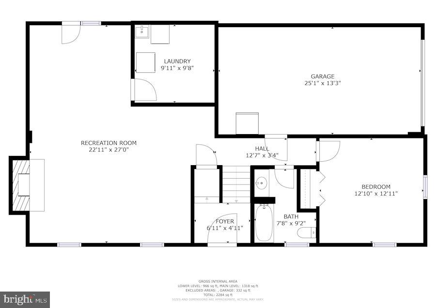 2104 Old Stage Road Alexandria, VA 22308 - Photo 39 of 39 Lower Level Floor Plan
