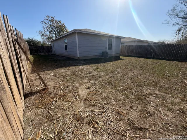 a backyard of a house