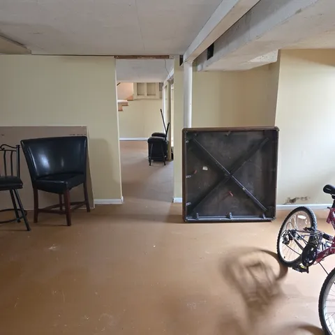 a view of dining room with furniture