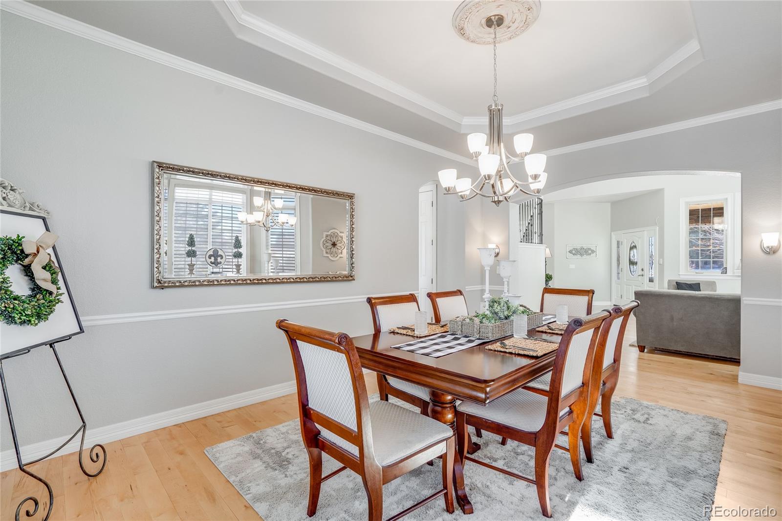7285 Sagebrush Drive Parker, CO 80138 - Photo 12 of 46 a dining room with furniture and window