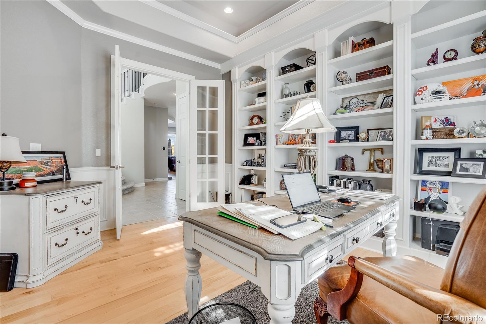 7285 Sagebrush Drive Parker, CO 80138 - Photo 13 of 46 a view of a workspace with furniture