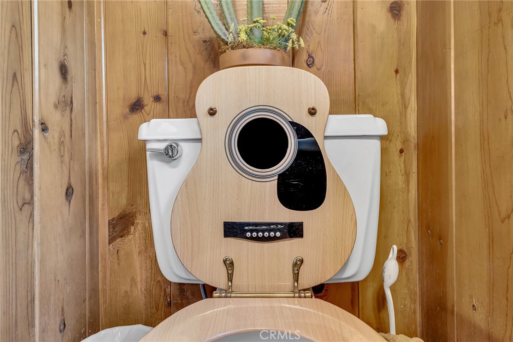 25300 Pine Crest Avenue Idyllwild, CA 92549 - Photo 41 of 75 Dolly's custom guitar toilet lid! How fun!