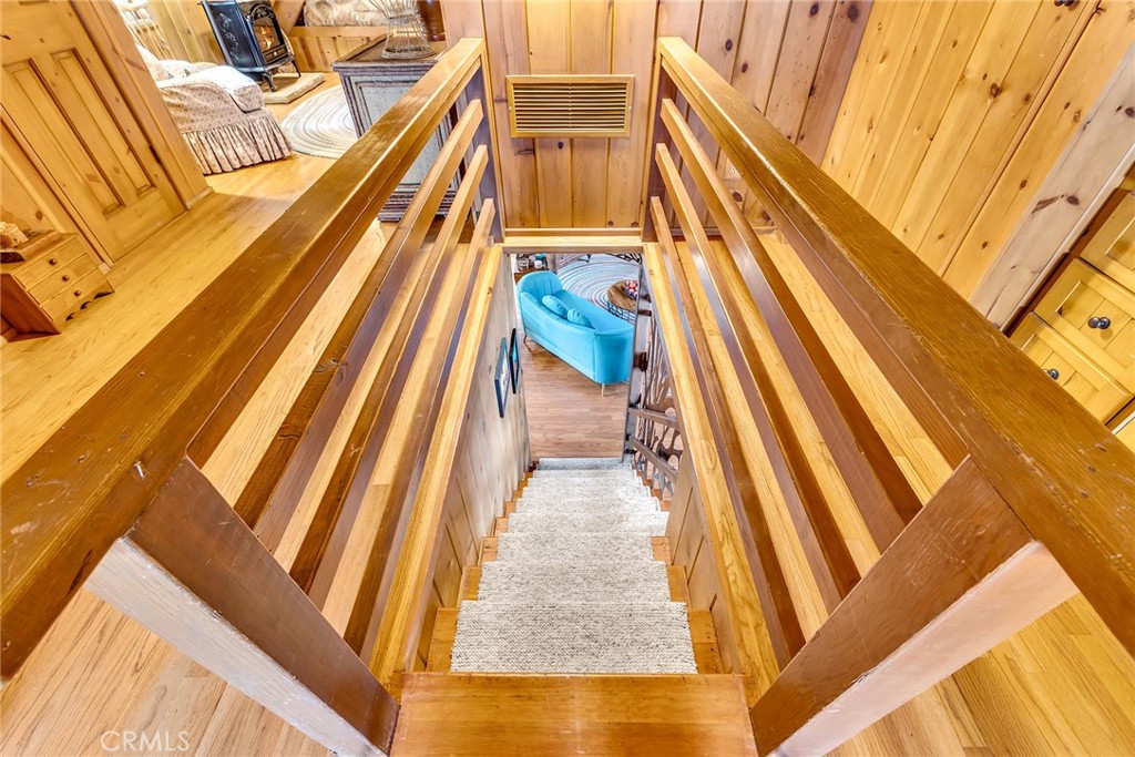 25300 Pine Crest Avenue Idyllwild, CA 92549 - Photo 46 of 75 Stairs from loft to living area