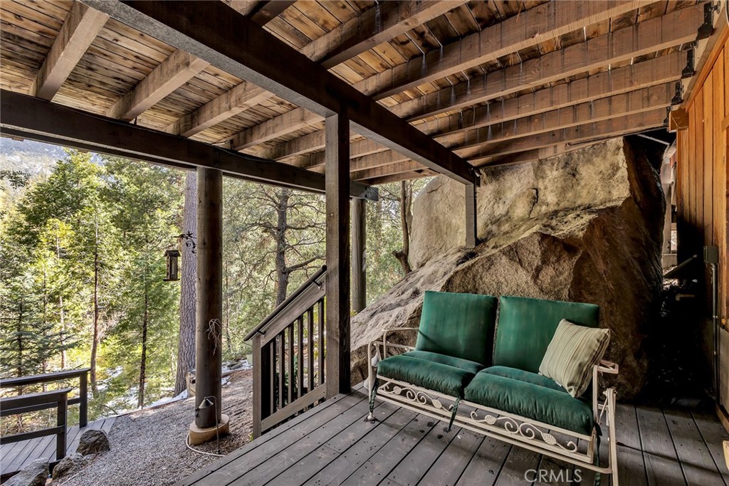 25300 Pine Crest Avenue Idyllwild, CA 92549 - Photo 55 of 75 Porch accessed from primary bedroom.