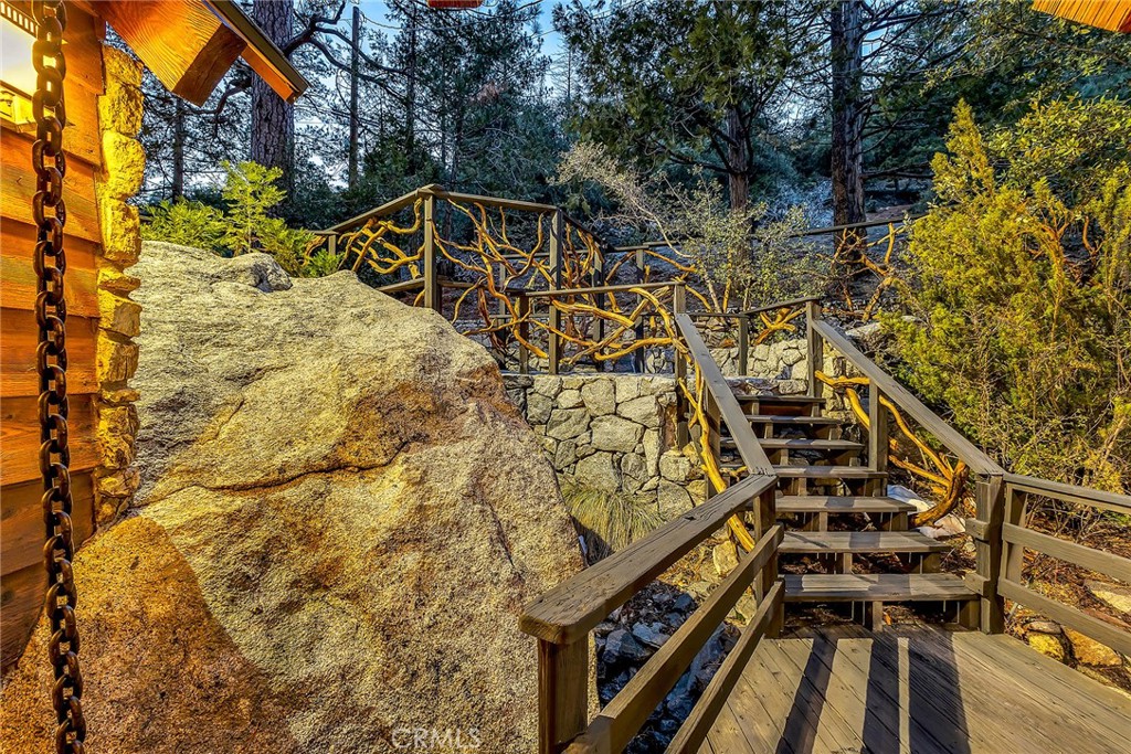 25300 Pine Crest Avenue Idyllwild, CA 92549 - Photo 68 of 75 View of steps leading to access road and parking