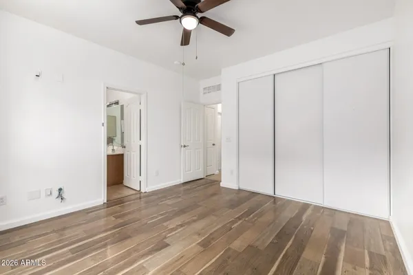 wooden floor in an empty room