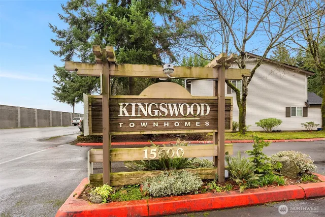 a sign on the side of a road