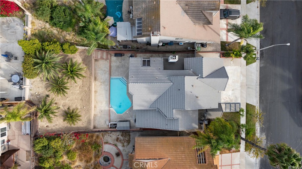 3371 Amy Drive Corona, CA 92882 - Photo 38 of 44 an aerial view of residential houses with outdoor space