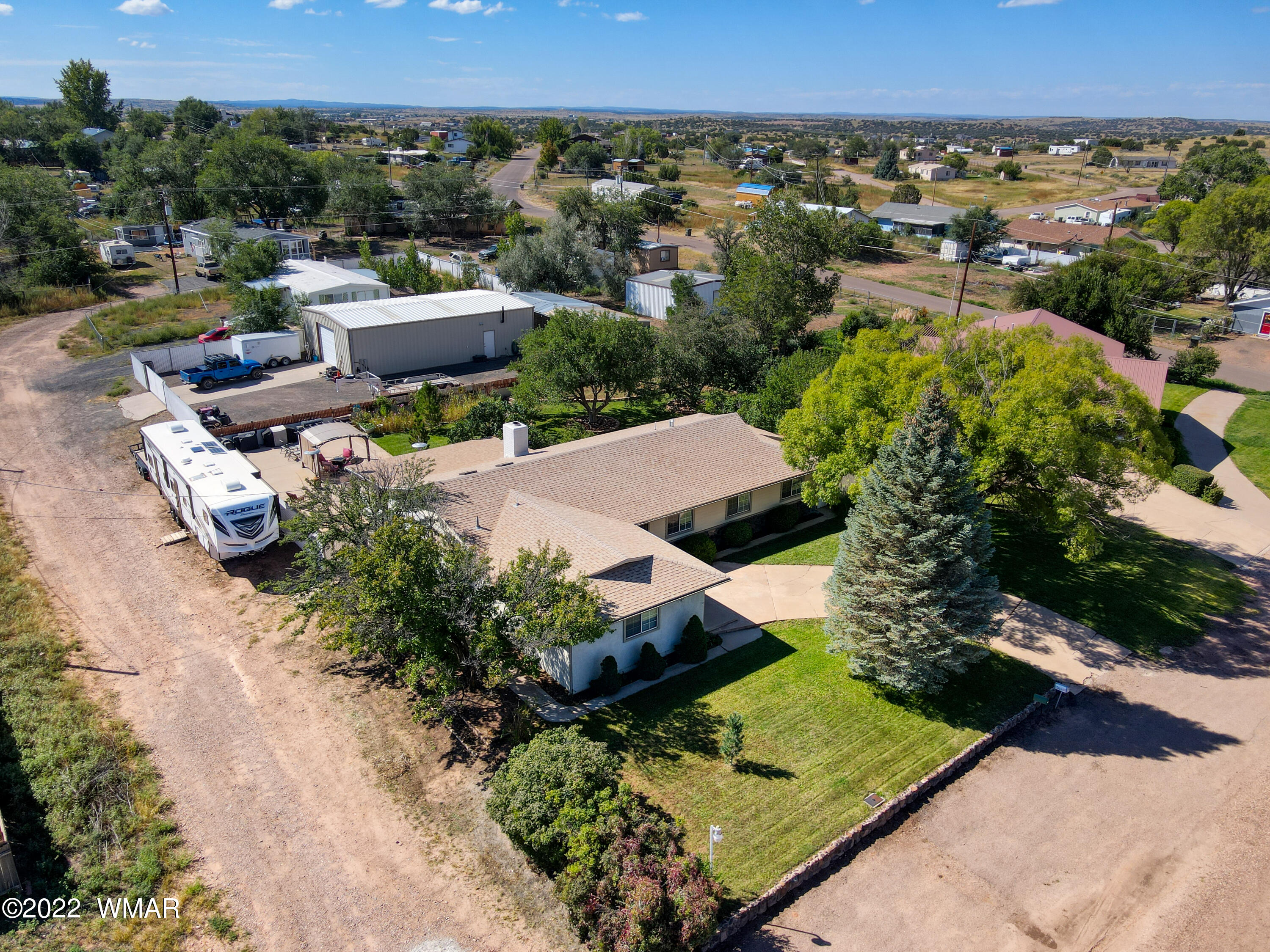 501 West 7th S Street Snowflake, AZ 85937 - Photo 30 of 33 an aerial view of a house with a yard