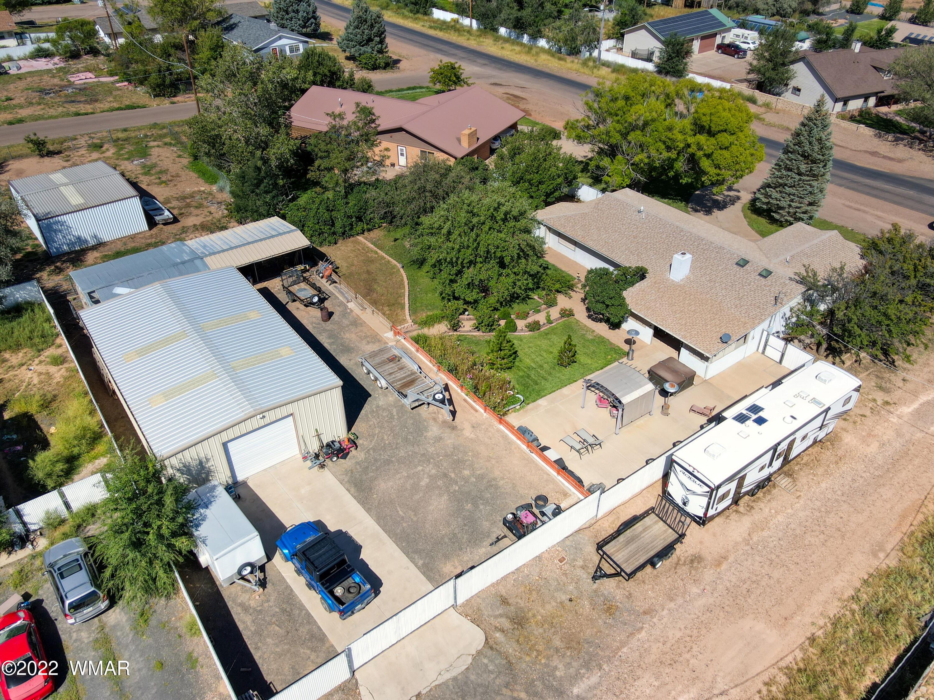501 West 7th S Street Snowflake, AZ 85937 - Photo 32 of 33 an aerial view of a house with outdoor space