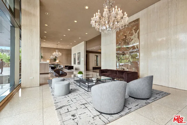 a table and chairs in a room