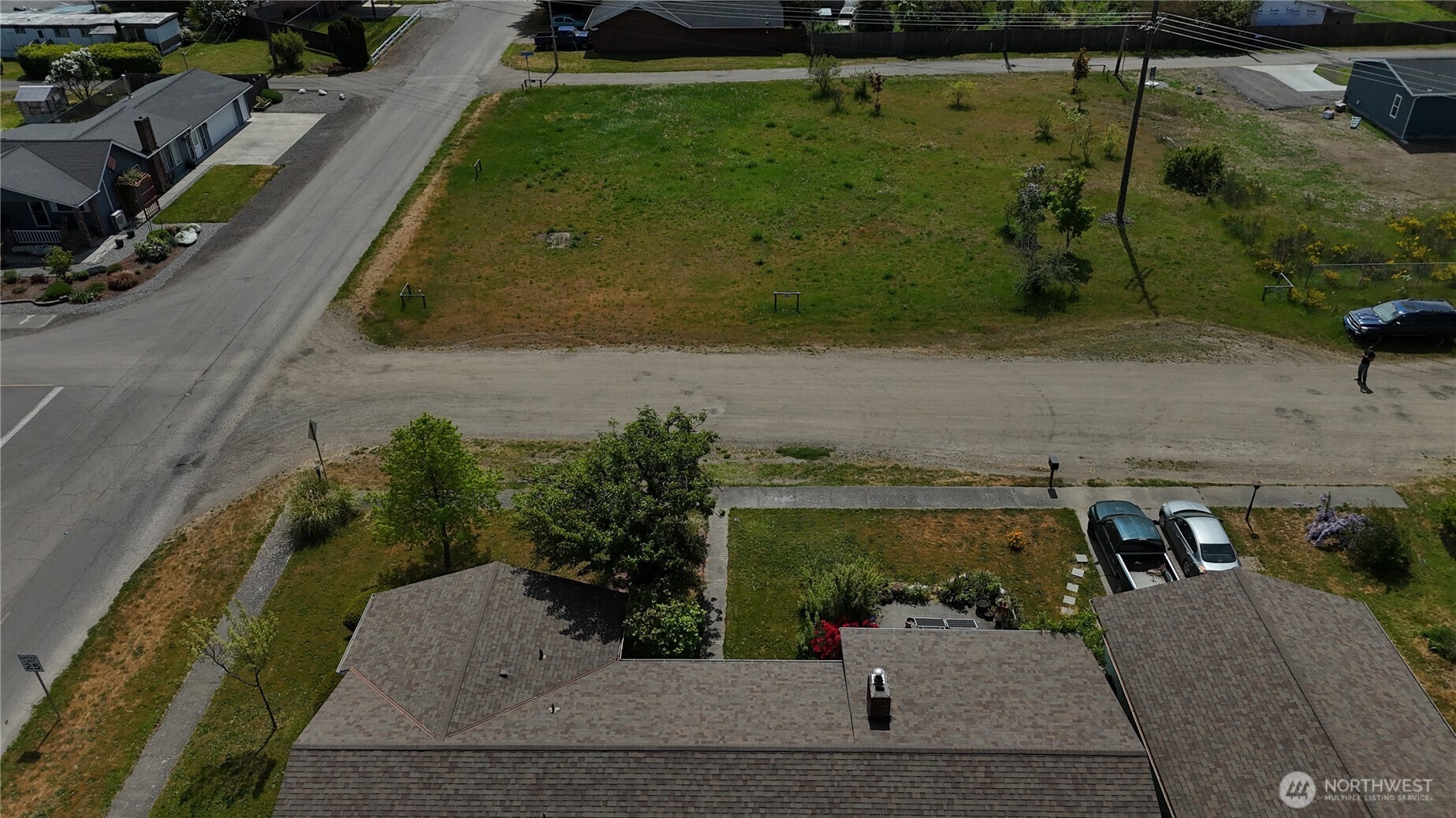 999999 West Maple Street Sequim, WA 98382 - Photo 1 of 4 an aerial view of a house with a yard