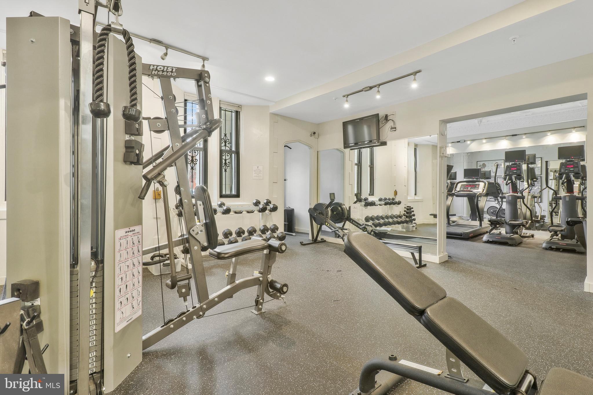 1701 16th Street Northwest, Unit 410 Washington, DC 20009 - Photo 12 of 97 The Chastleton's fitness center