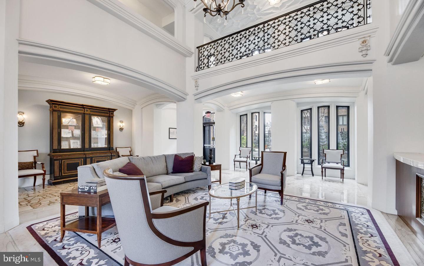 1701 16th Street Northwest, Unit 410 Washington, DC 20009 - Photo 8 of 97 The lobby is one of several lounging areas