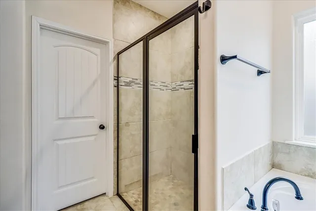 a close view of closet