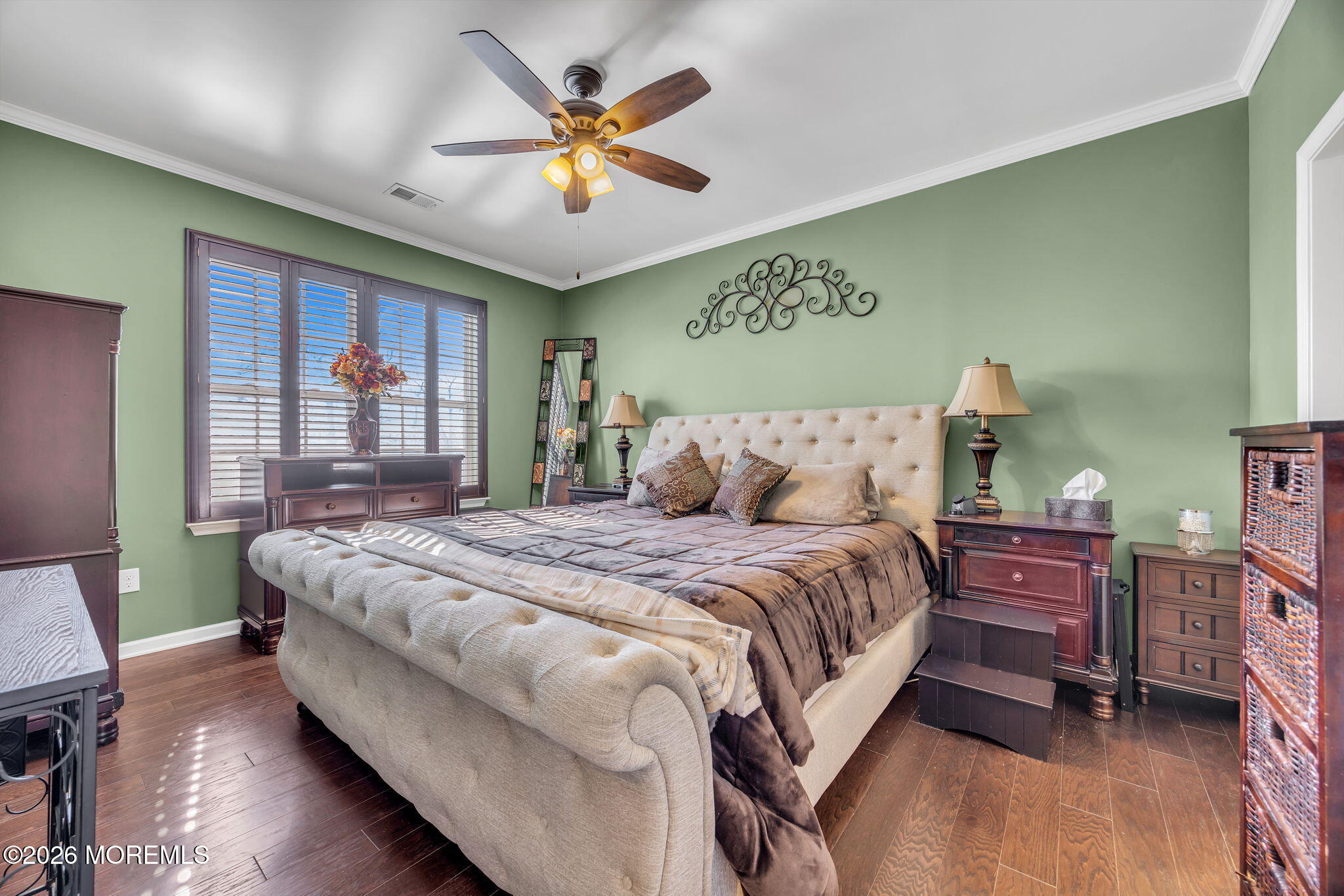 17 Stock Court, Unit 3631 Old Bridge, NJ 08857 - Photo 20 of 24 a bedroom with a bed and a chandelier