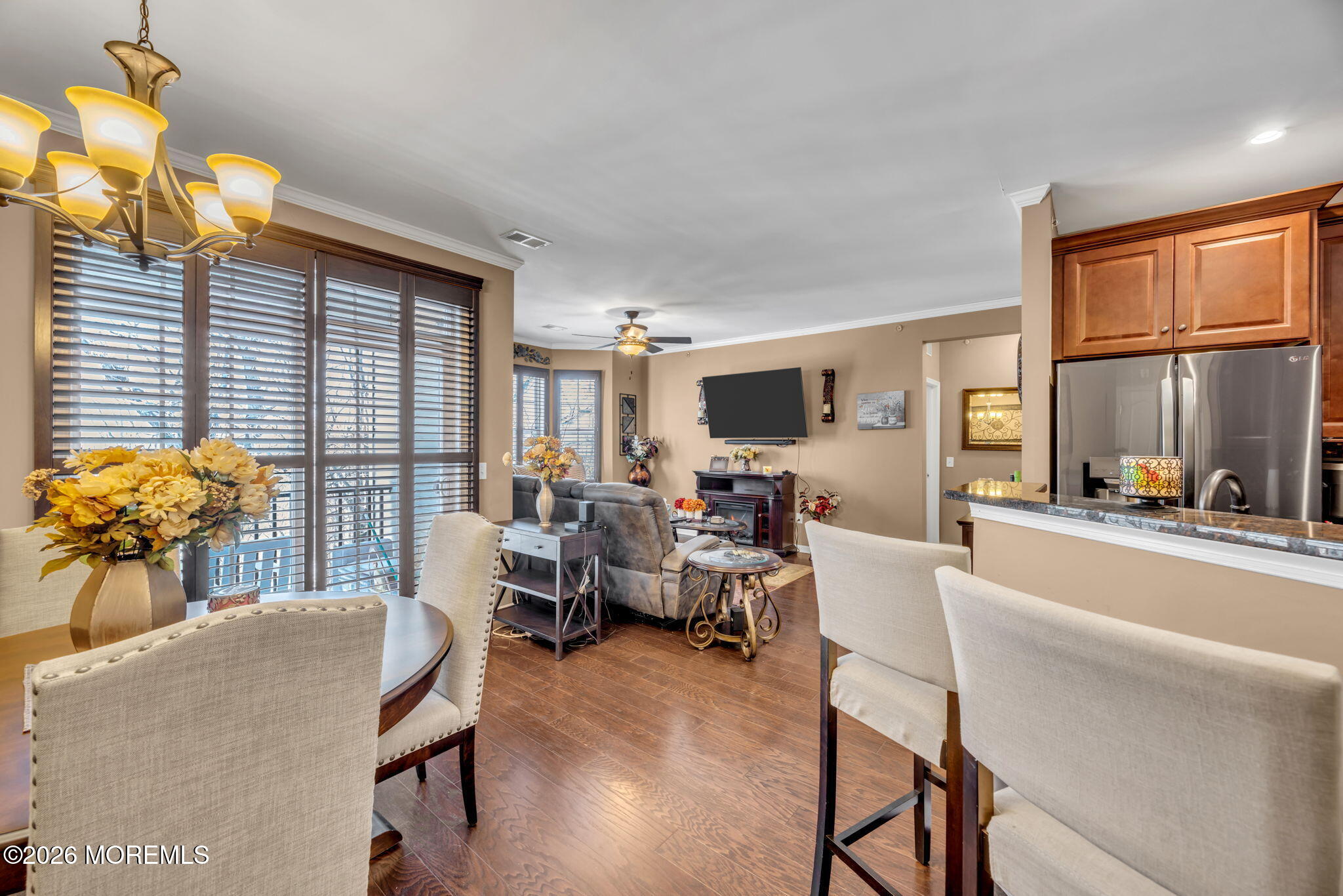 17 Stock Court, Unit 3631 Old Bridge, NJ 08857 - Photo 5 of 24 a living room with furniture and a flat screen tv