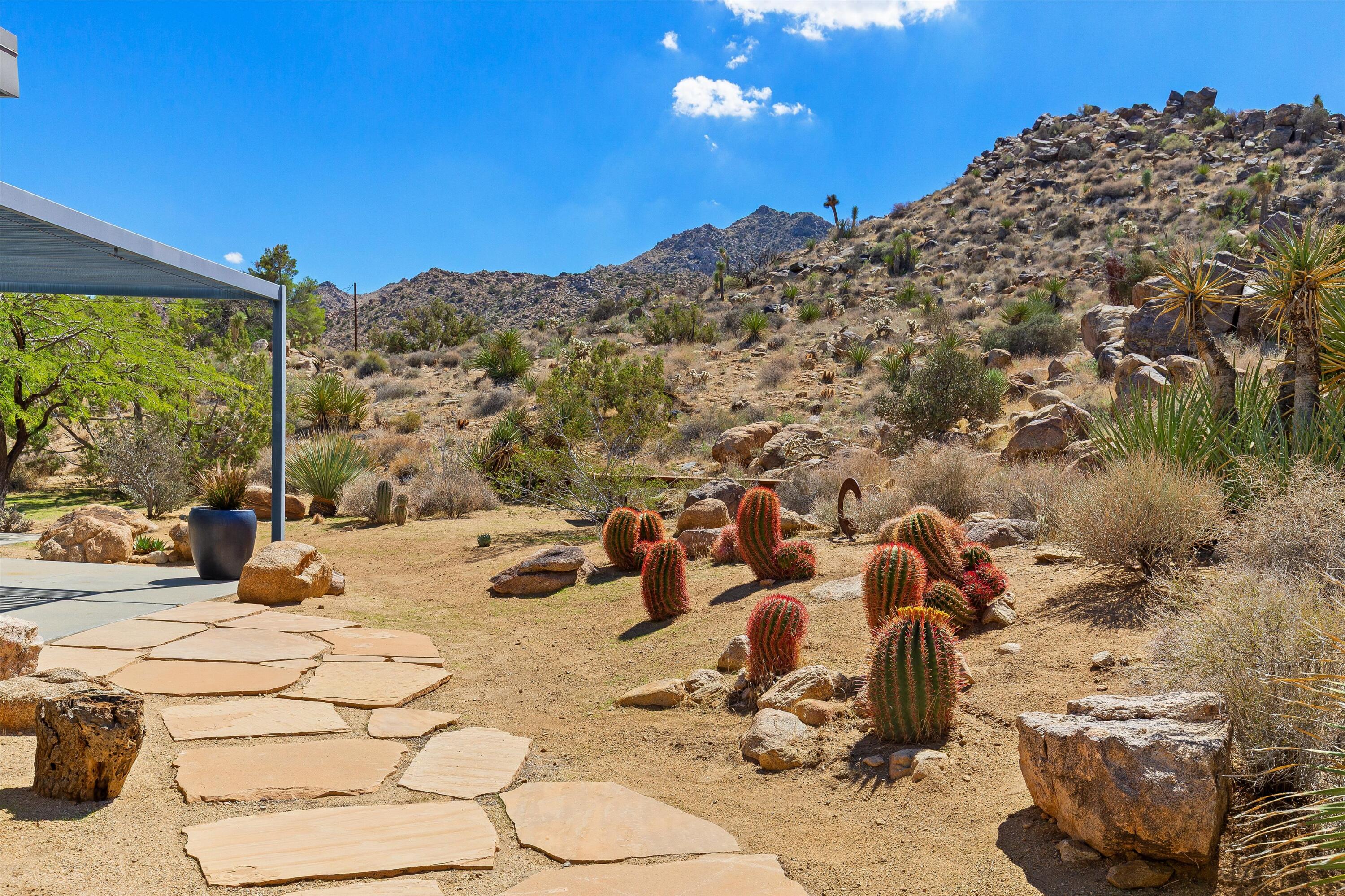 8744 Star Lane Joshua Tree, CA 92252 - Photo 12 of 55 a view of a terrace with sky view