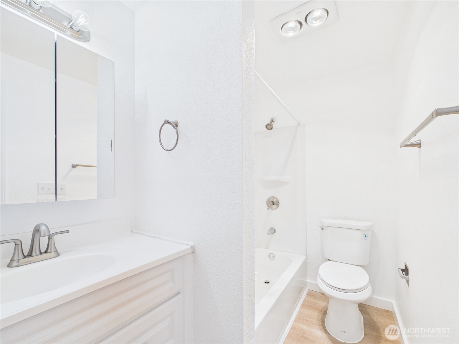 32142 46th Place Southwest, Unit M6 Federal Way, WA 98023 - Photo 11 of 29 a bathroom with a granite countertop sink a toilet and a mirror